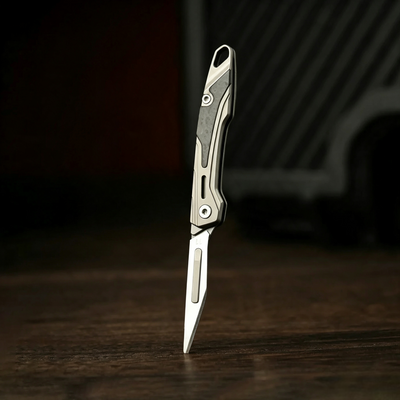 NickBlade: Titanium Micro Folding Knife for EDC Tasks