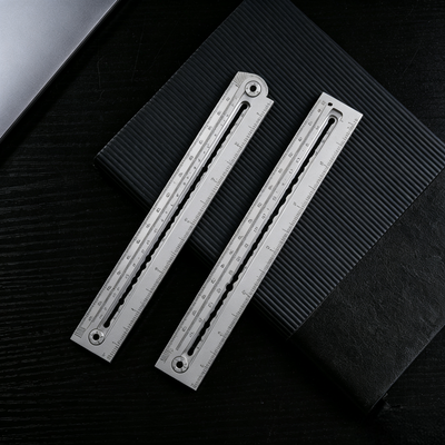UnioArc: A 7-in-1 Titanium Folding Ruler That Works With You