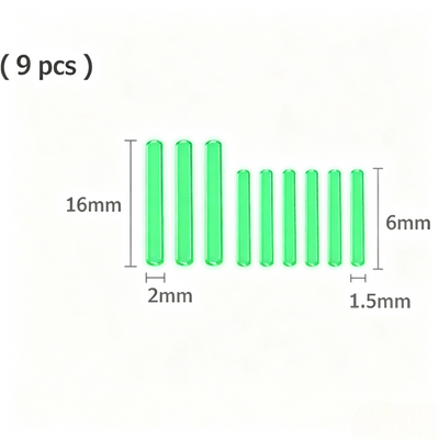 Luminous Vial Set(9 pcs) For TiSpinx II