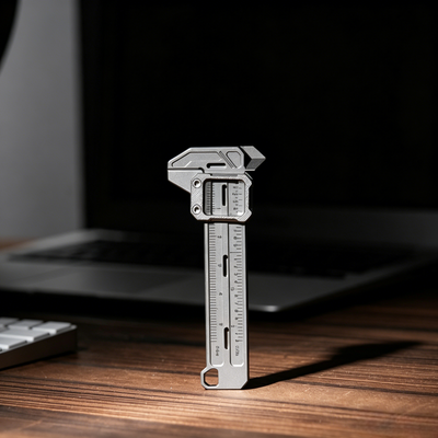 TiCal Pro 2.0 : Un pied à coulisse en titane à double échelle pour un usage quotidien (EDC)