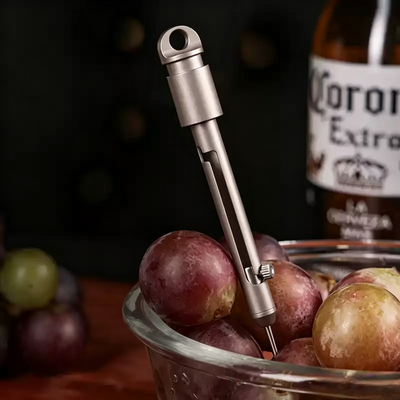 The AcePick - Titanium Quick Release Toothpick & Multi-tool