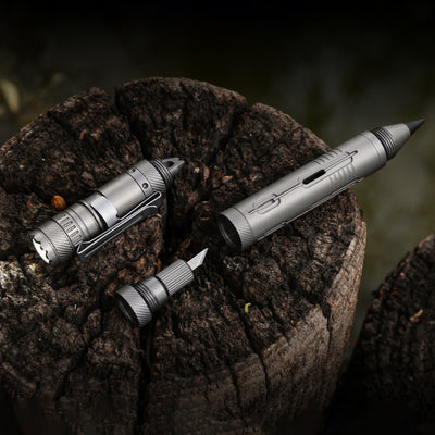 The CoreLite: 6-in-1 Modular Titanium Multitool Pen