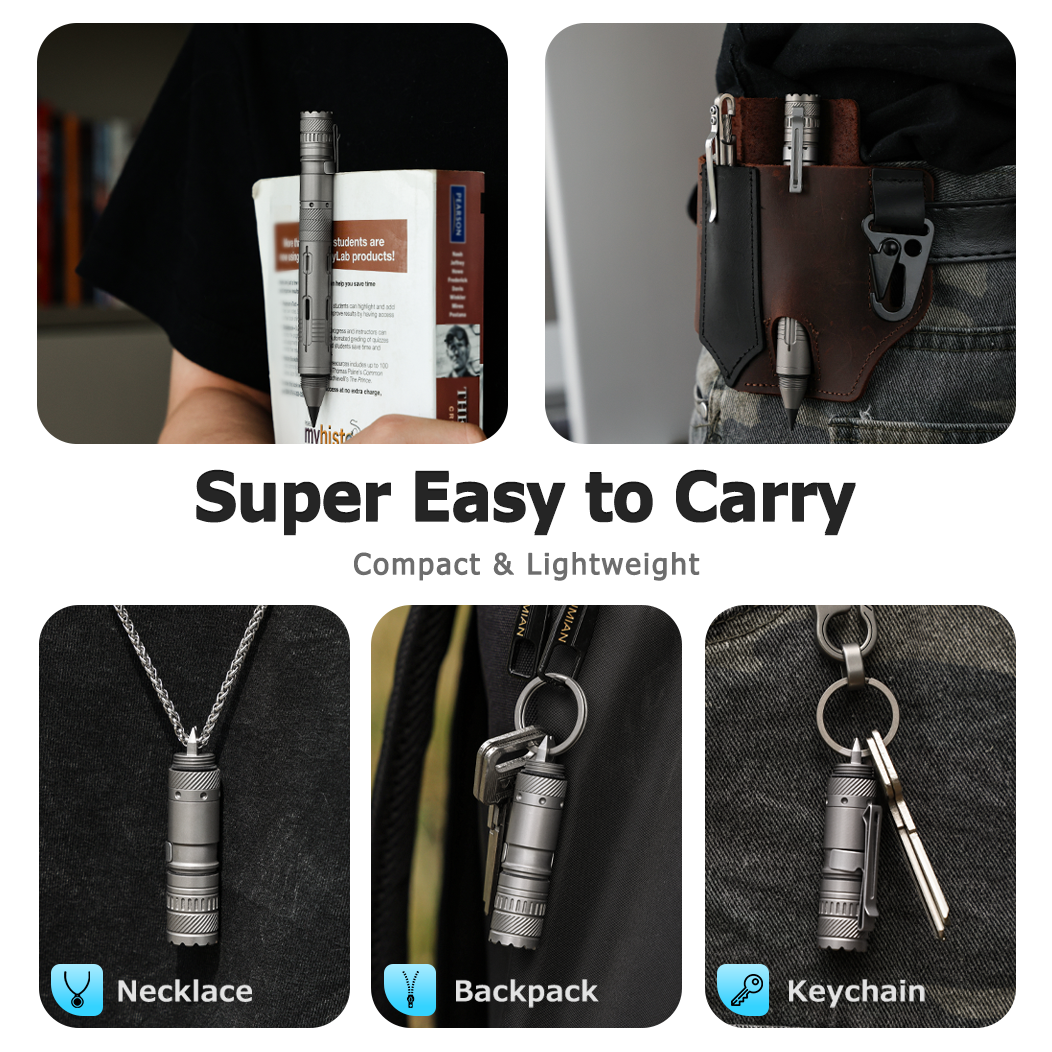 The CoreLite: 6-in-1 Modular Titanium Multitool Pen