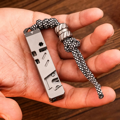 The TriPro Stand: 15-in-1 Titanium EDC Tool and Phone Stand