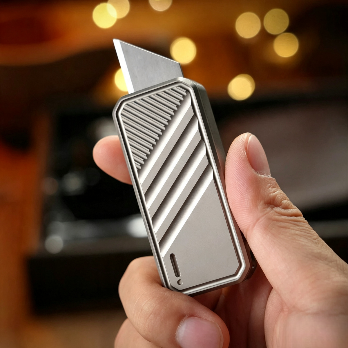 DeckShiv — A Magnetic Fidget Slider Utility Knife