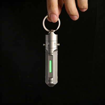 Vaultik: Magnetic Quick-Release Titanium EDC Capsule