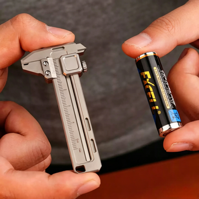 TiCal Pro - Titanium Mini Caliper with 7+ Functions in One
