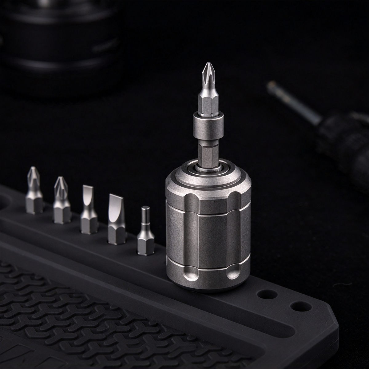 The Revolver S – Compact Titanium Ratchet Screwdriver