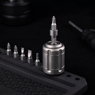 The Revolver S – Compact Titanium Ratchet Screwdriver
