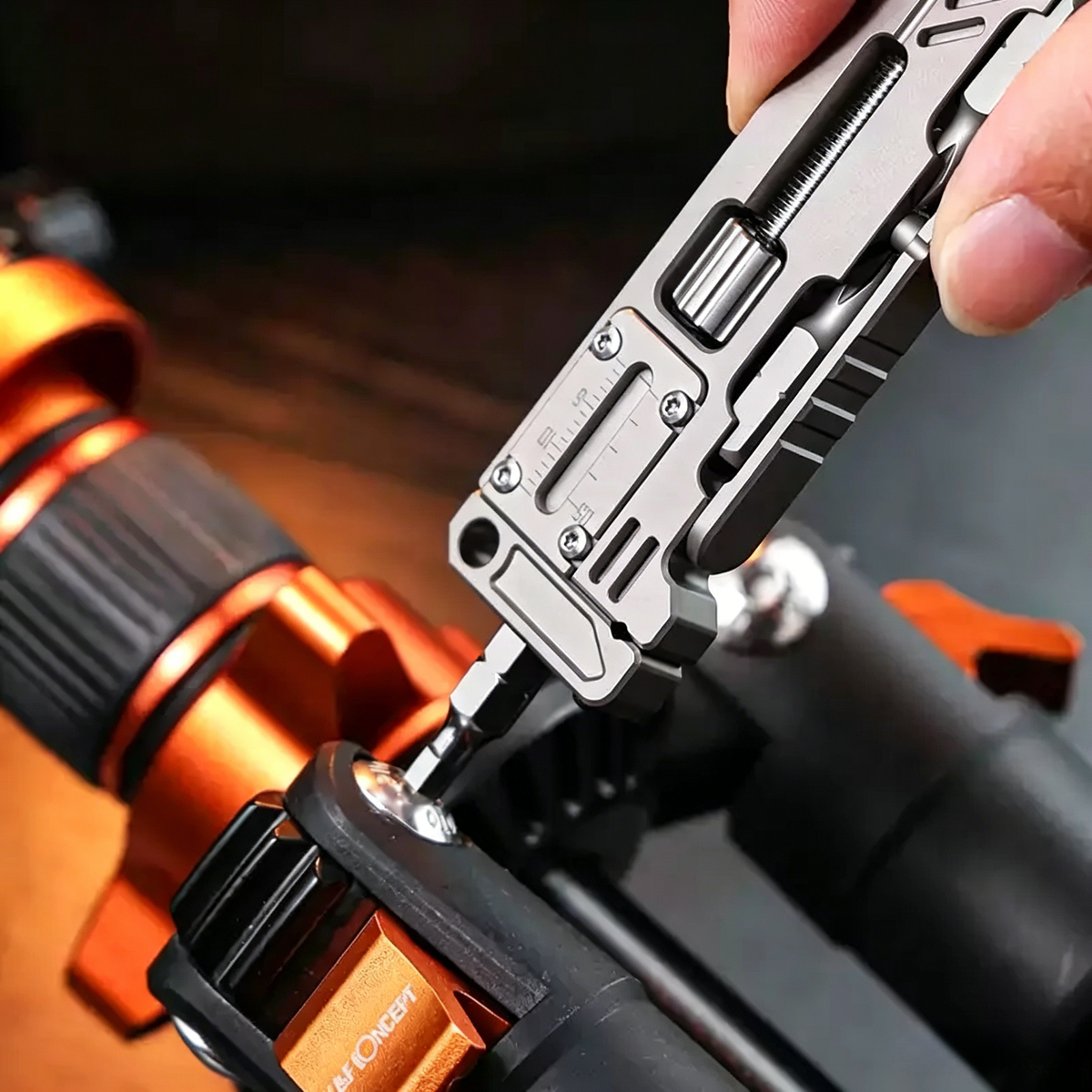 The PryMax 2.0: All-In-1 Titanium Multi-function Pry Bar