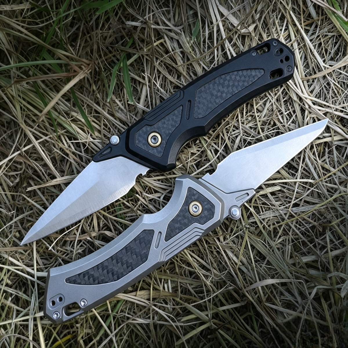 The Thunder-Titanium Utility Knife with Replaceable Blade