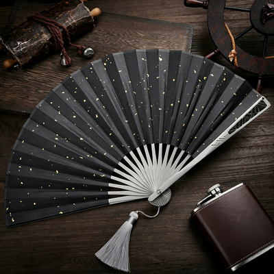 The Galaxy: Titanium EDC Kung Fu Folding Fan/ Emergency Tool