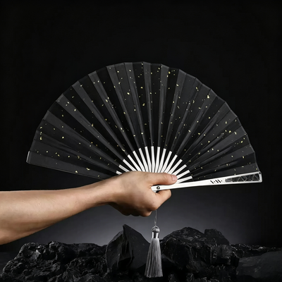 The Galaxy: Titanium EDC Kung Fu Folding Fan/ Emergency Tool