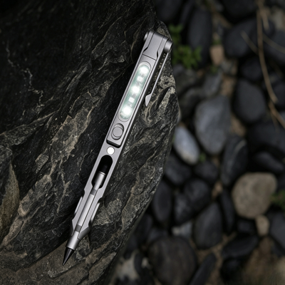 SwitchX - The Transformable Modular Titanium Flashlight Pen