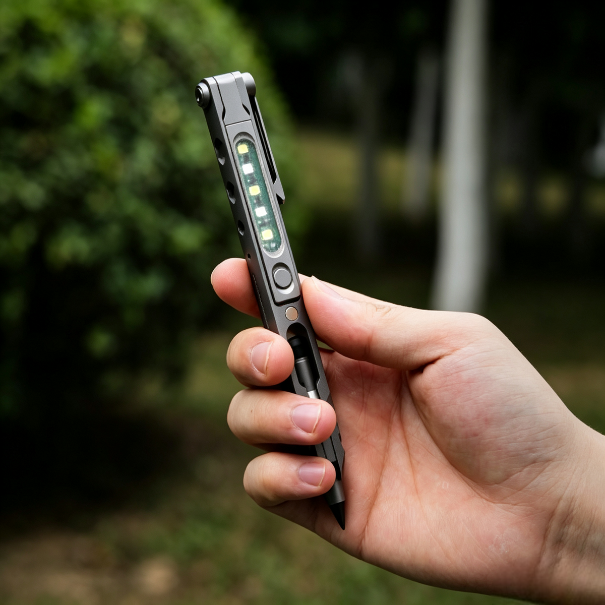 SwitchX - The Transformable Modular Titanium Flashlight Pen