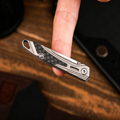 NickBlade: Titanium Micro Folding Knife for EDC Tasks