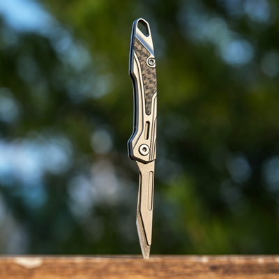 NickBlade: Titanium Micro Folding Knife for EDC Tasks