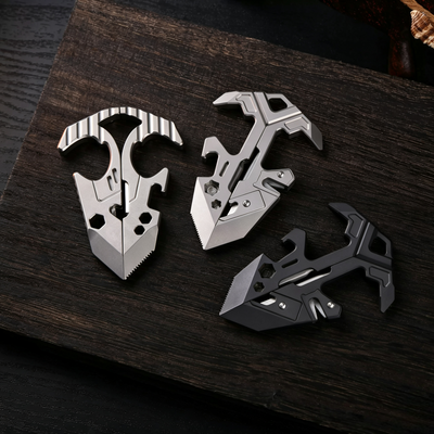 V-Stand - Titanium Multi-Tool Phone Stand for EDC