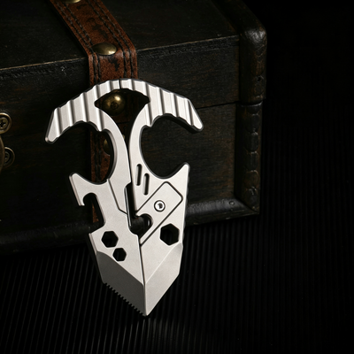 V-Stand - Titanium Multi-Tool Phone Stand for EDC