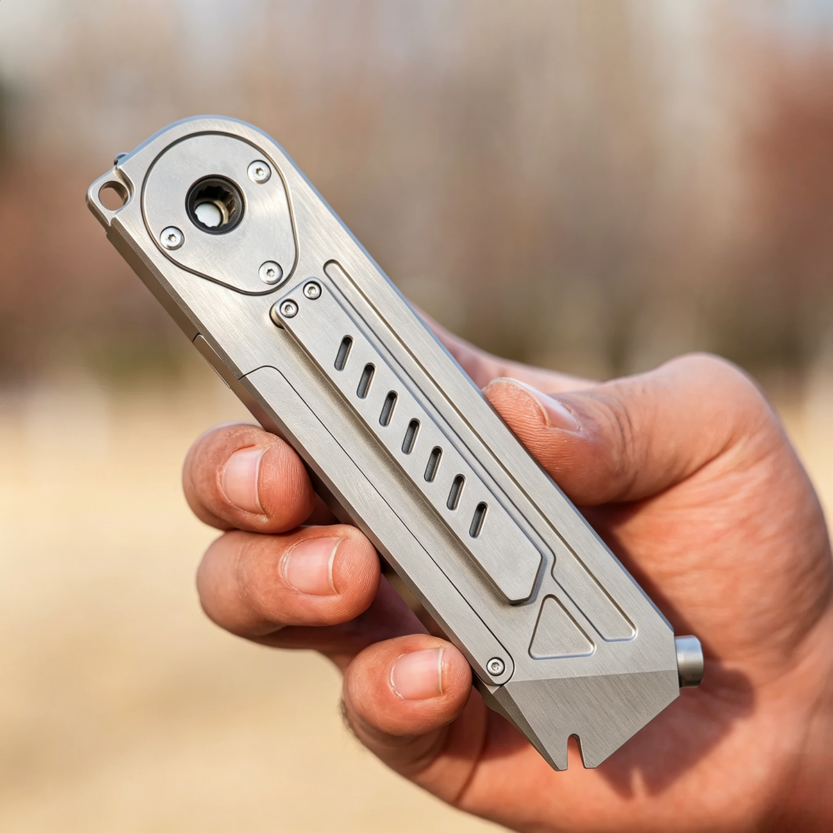 The UltraFix Driver: Titanium Magnetic Ratchet Screwdriver