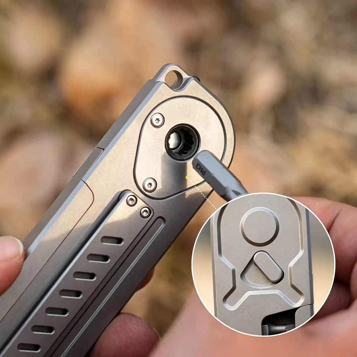 The UltraFix Driver: Titanium Magnetic Ratchet Screwdriver