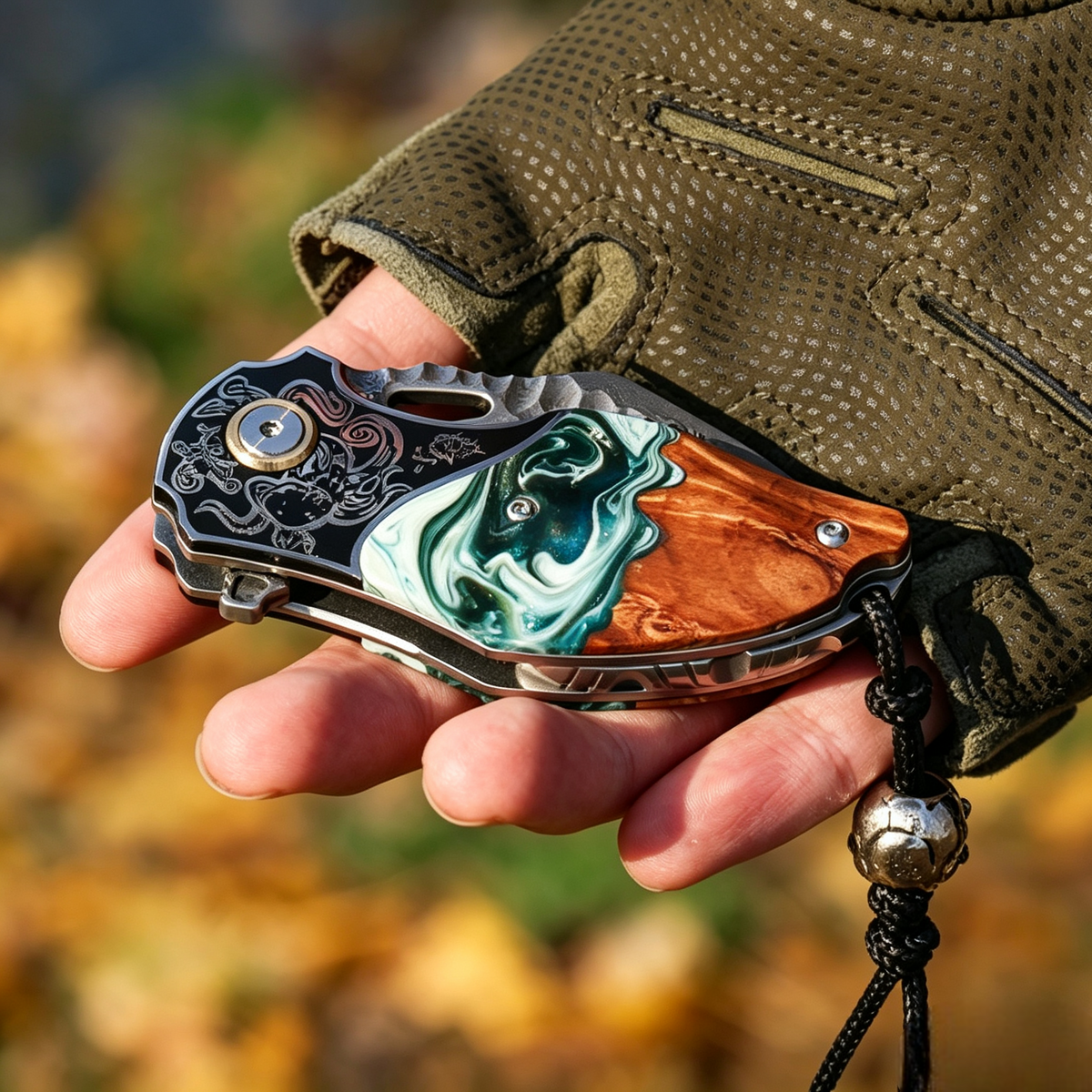 Verdal - The Pocket-Sized Handmade Damascus EDC Folding Knife