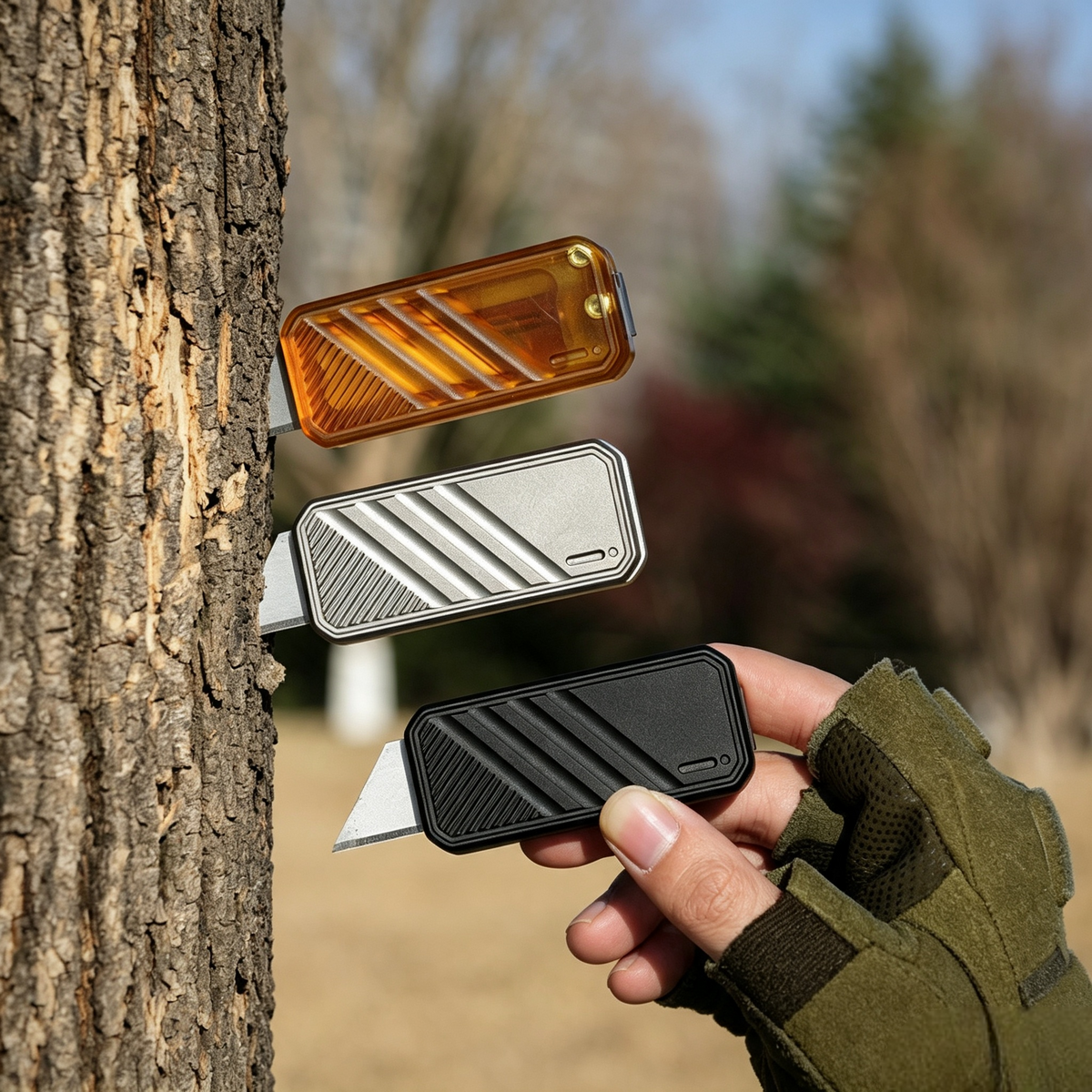 DeckShiv — A Magnetic Fidget Slider Utility Knife