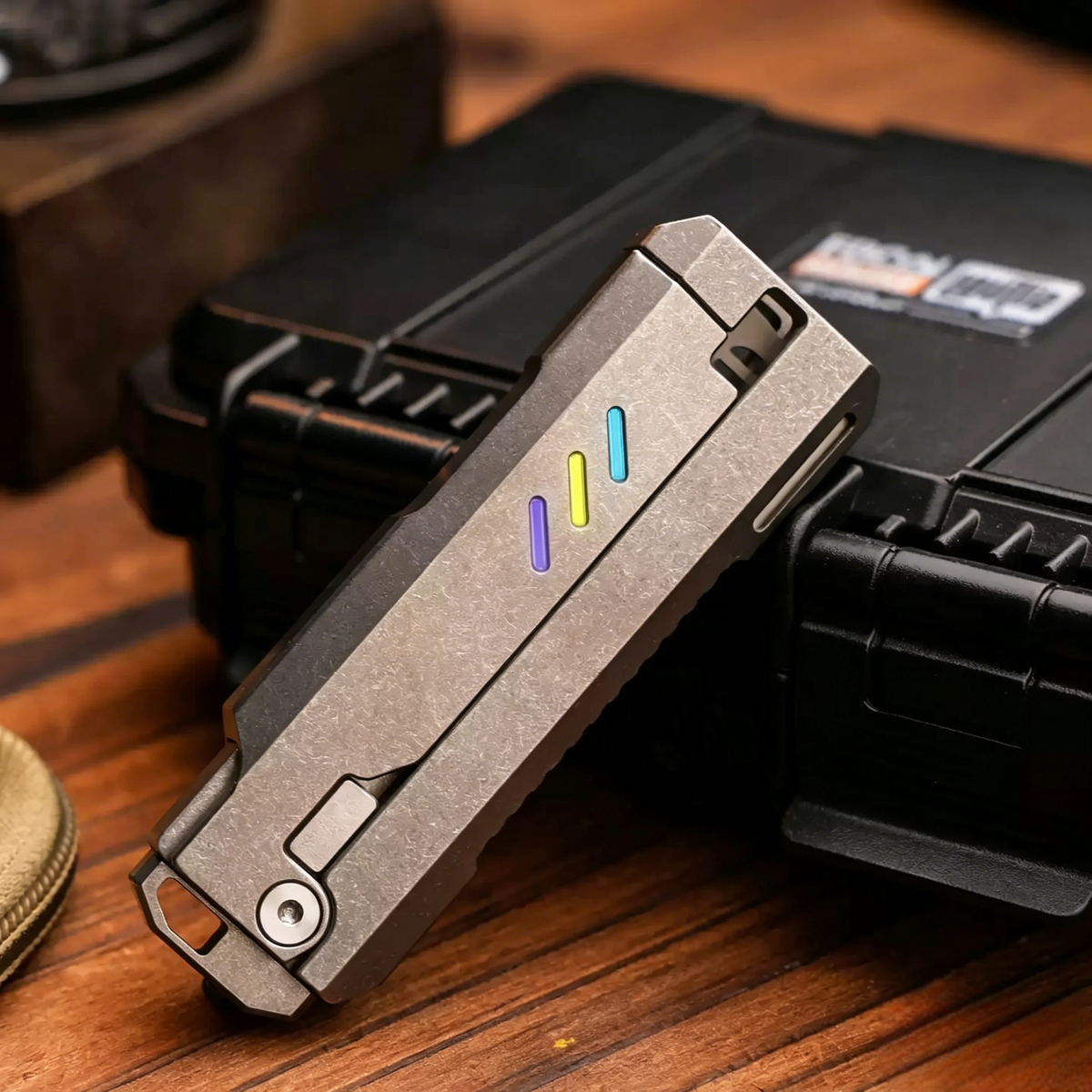The JetFlick - Innovative Titanium Knife with Unique Opening