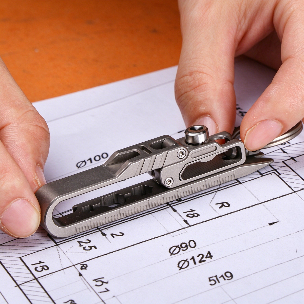 K-Smart X: A Refined Titanium EDC Belt Buckle Toolkit System