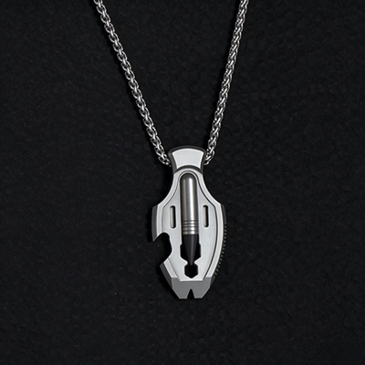 The Flounder - Titanium Multitool Pendant For EDC