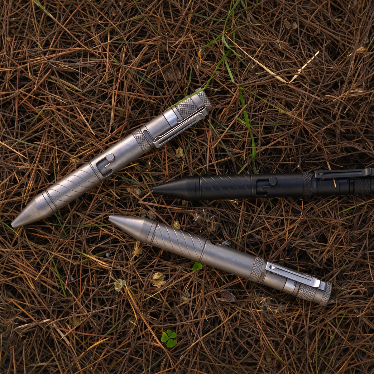 The BoltLite:Modular Titanium EDC Pen & Flashlight & Pry Bar