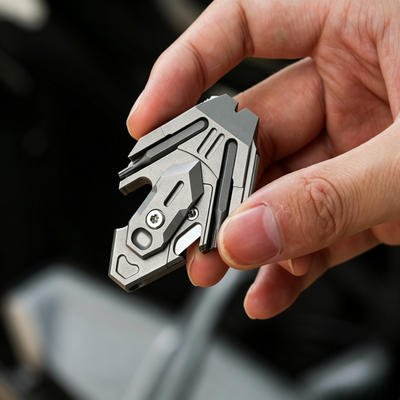 The Flounder 3.0 - Titanium EDC All-in-One Pendant