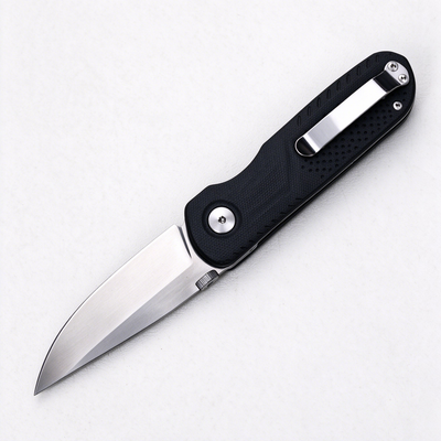VIVID Compact VG10 Everyday Cutter — G10 Grip, Deep-Carry Clip