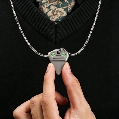 ResoTi | Titanium Guitar Pick with Sweat-Activated Grip