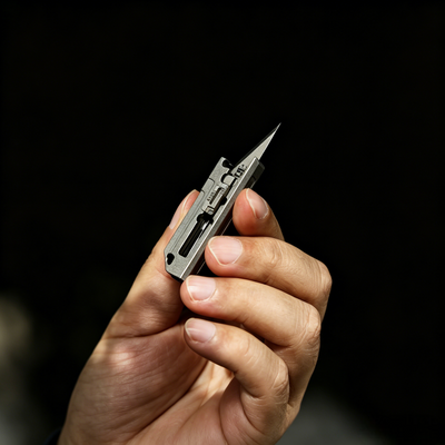 Mini Master: Micro Titanium Keychain Knife & EDC Multitool