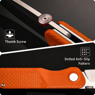 VIVID Compact VG10 Everyday Cutter — G10 Grip, Deep-Carry Clip