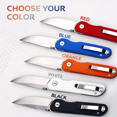 VIVID Compact VG10 Everyday Cutter — G10 Grip, Deep-Carry Clip