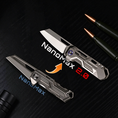NanoMax 2.0 compact titanium box cutter