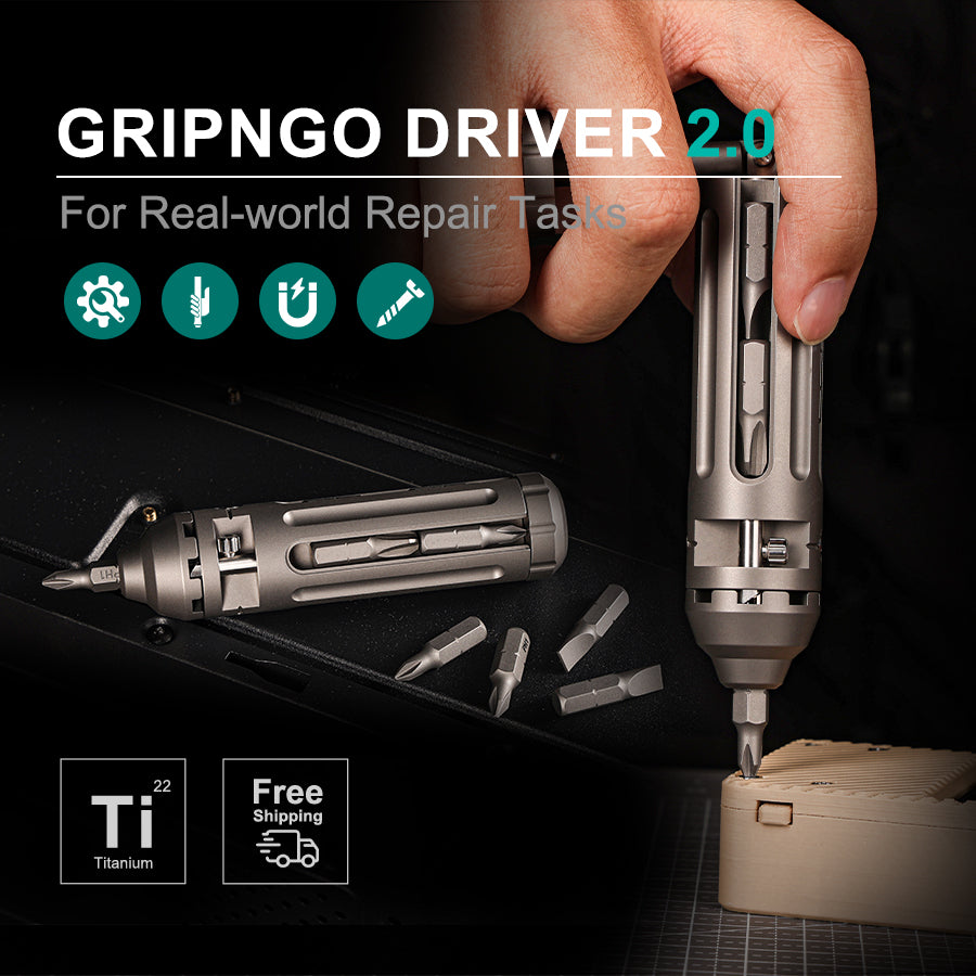 GripNGo 2.0: Your Everyday Titanium Driver, Reinvented