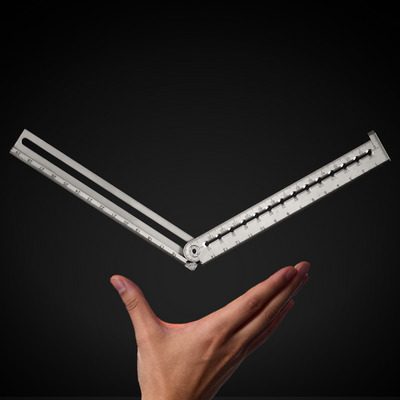 UnioArc: A 7-in-1 Titanium Folding Ruler That Works With You