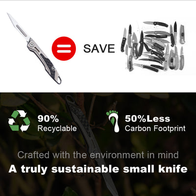 NickBlade: Titanium Micro Folding Knife for EDC Tasks