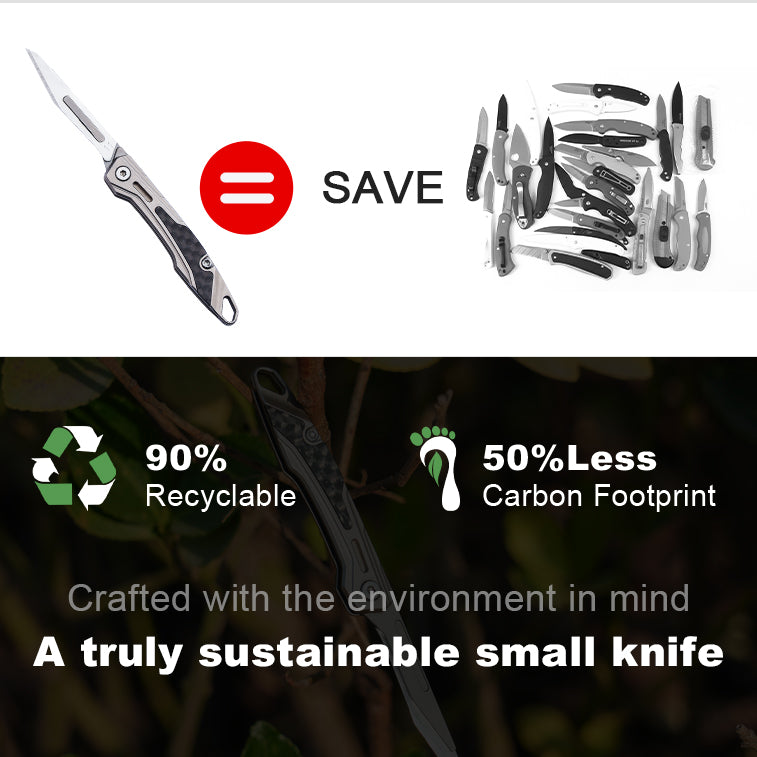 NickBlade: Titanium Micro Folding Knife for EDC Tasks
