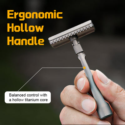 ModuRazor V2 - Smaller, Lighter, Travel-Ready Titanium Razor