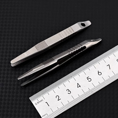 Titanium Mini Multi-Tool Tweezers