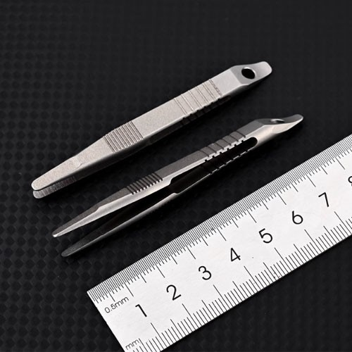 Titanium Mini Multi-Tool Tweezers