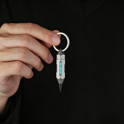 Dark Fire 2.0 – Titanium Multitool Keychain Lantern