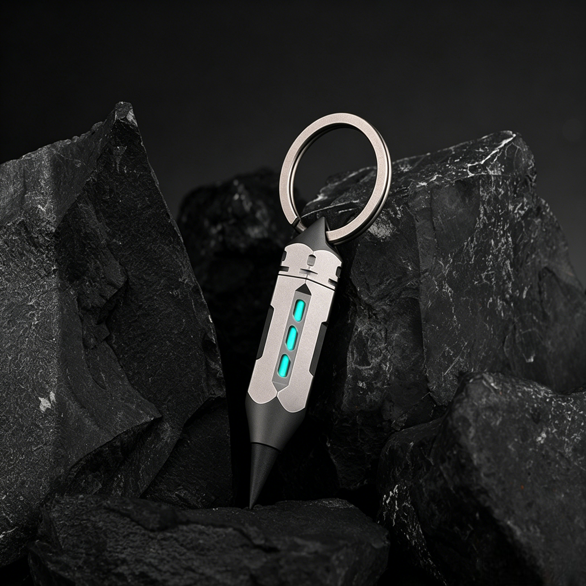 Dark Fire 2.0 – Titanium Multitool Keychain Lantern