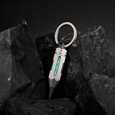 Dark Fire 2.0 – Titanium Multitool Keychain Lantern