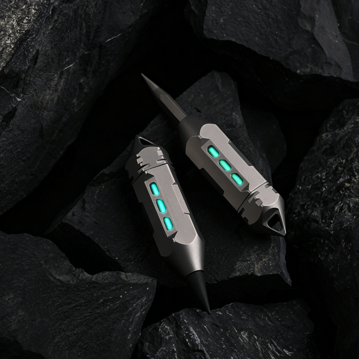 Dark Fire 2.0 – Titanium Multitool Keychain Lantern