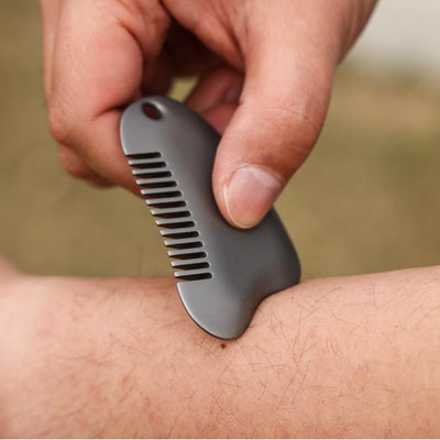 PebbleTouch: The Portable Titanium Muscle Scraper for Relief